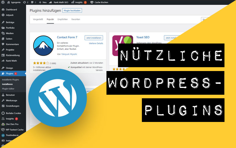 Nützliche WordPress-Plugins für deine Website