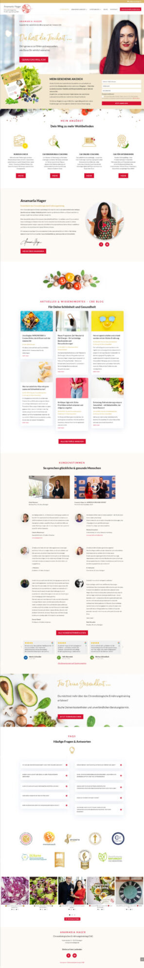 Referenz: anamariahager.de Referenz: anamariahager.de