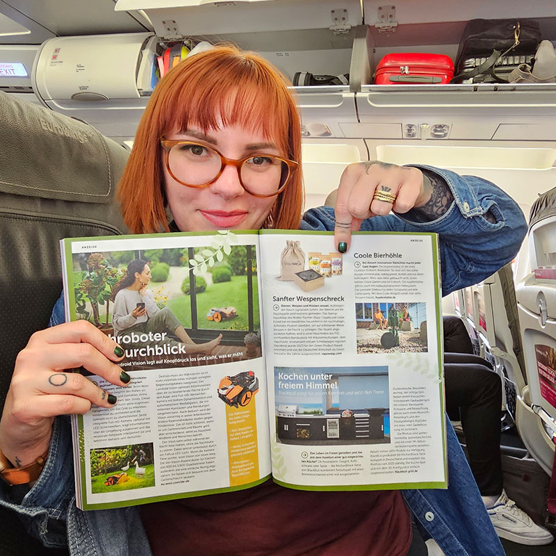 VapoWesp im Boardmagazin von German Wings VapoWesp im Boardmagazin von German Wings