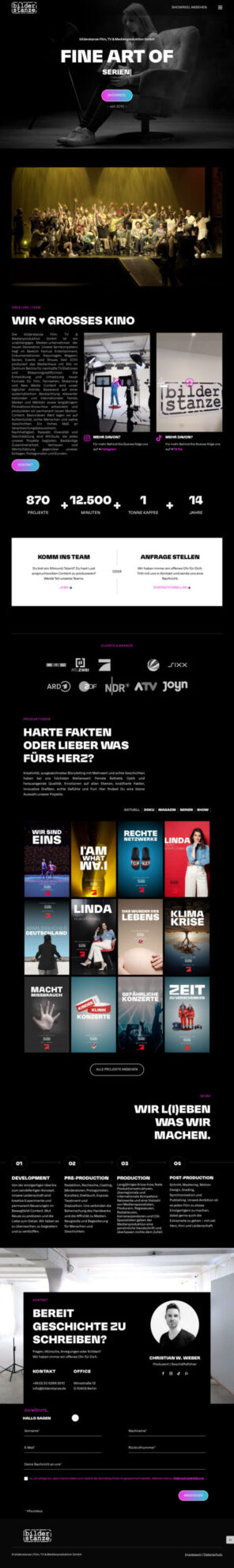 Referenz: bilderstanze.de