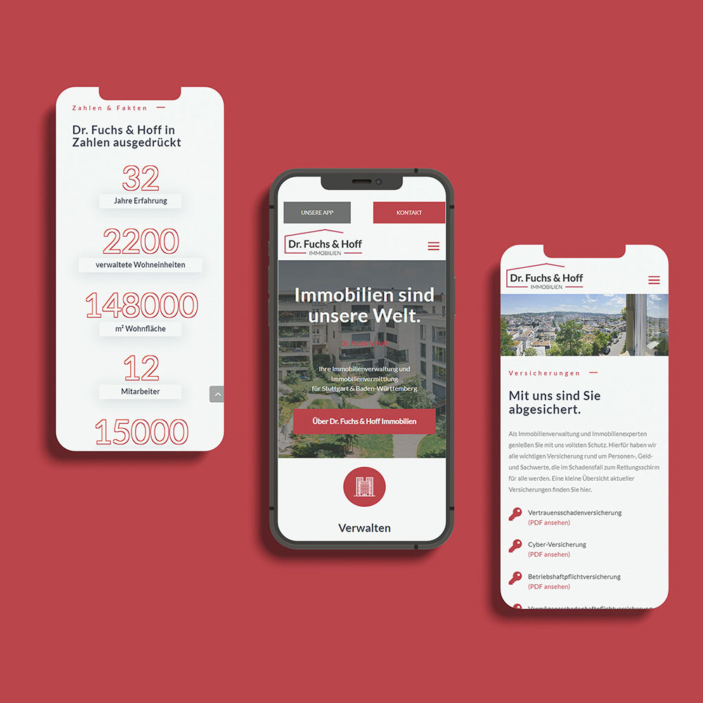 Website für Immobilienmakler und Hausverwaltung Website für Immobilienmakler und Hausverwaltung