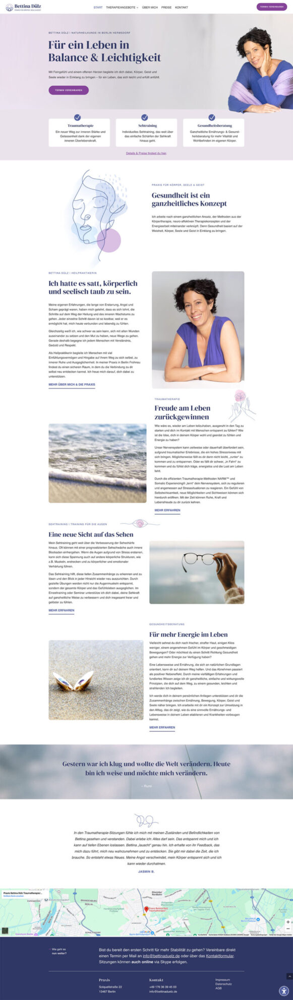 Referenz: www.bettinaduelz.de Referenz: www.bettinaduelz.de