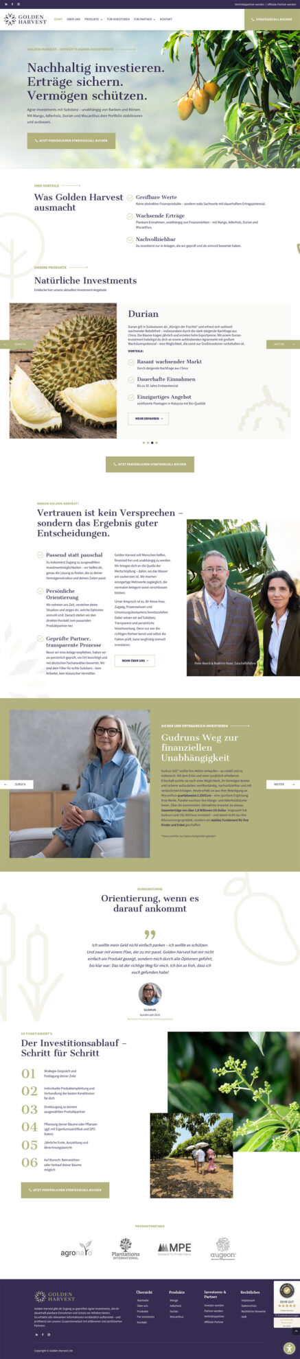 Referenz: www.golden-harvest.eu